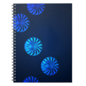 Irish Design Blue Crystal Notitieboek (Voorkant)