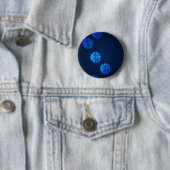 Irish Design Blue Crystal Ronde Button 5,7 Cm (In situ)