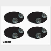 Irish Design-The Crystal Collectie Ovale Sticker (Vel)