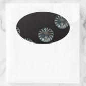 Irish Design-The Crystal Collectie Ovale Sticker (Tas)