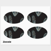 Irish Design - The Crystal Collectie Ovale Sticker (Vel)