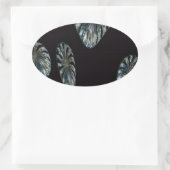 Irish Design - The Crystal Collectie Ovale Sticker (Tas)