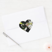 Irish Design-The Flower Collectie Hart Sticker (Envelop)