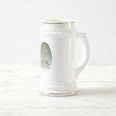 Irish Diaspora keramische keramische bier Stein Bierpul (Voorkant rechts)