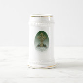 Irish Diaspora keramische keramische bier Stein Bierpul (Center)