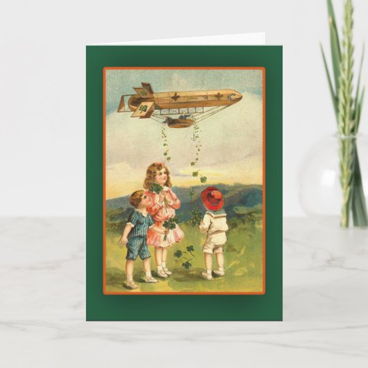 Irish Dirigible St. Patrick's Day Cards Kaart (Voorkant)