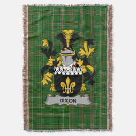 Irish Dixon Coat of Arms Family Crest Ireland Deken