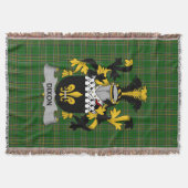 Irish Dixon Coat of Arms Family Crest Ireland Deken (Voorkant)