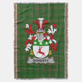 Irish Doherty of O_Doherty Wapenschild Familie Aut Deken