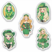 Irish Dolls Sticker Pack (x5) (Voorkant)