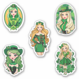 Irish Dolls Sticker Pack (x5)