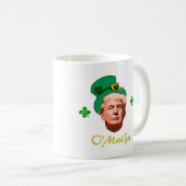 Irish Donald 'O'MaGa' Trump St. Patrick's Day Koffiemok (Voorkant rechts)