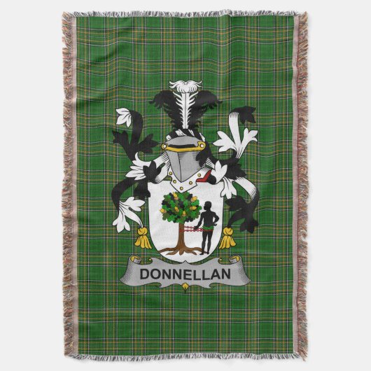 Irish Donnellan of O_Donnellan wapenfamilie Deken (Voorkant Verticaal)