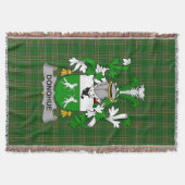 Irish Donohue of O_Donohue Wapen Familie Cr Deken (Voorkant)