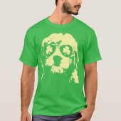 Irish Doodle Dog Goldendole St Patricks Day T-shirt (Voorkant)