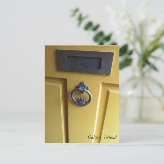 Irish Door Knocker postkaart (Staand voorkant)