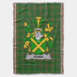 Irish Dowd of O_Dowd Wapenschild Familie Crest Ir Deken