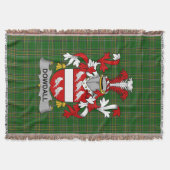 Irish Dowdall Coat of Arms Family Crest Ireland Deken (Voorkant)