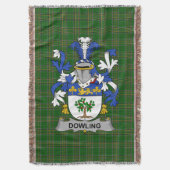 Irish Dowling of O_Dowling Wapen Familie Auto Deken (Voorkant Verticaal)
