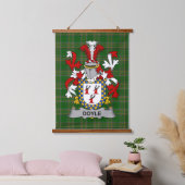 Irish Doyle or O_Doyle Coat of Arms Family Crest Hangend Wandkleed (Slaapkamer)