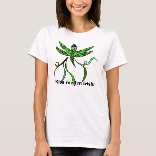 Irish Dragonfly, Kus me dat ik Iers ben! tanktop (Voorkant)