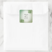 Irish Dream Wedding Vierkante Sticker (Tas)