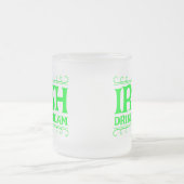 Irish Drink Team Green Shamrock Matglas Koffiemok (Center)