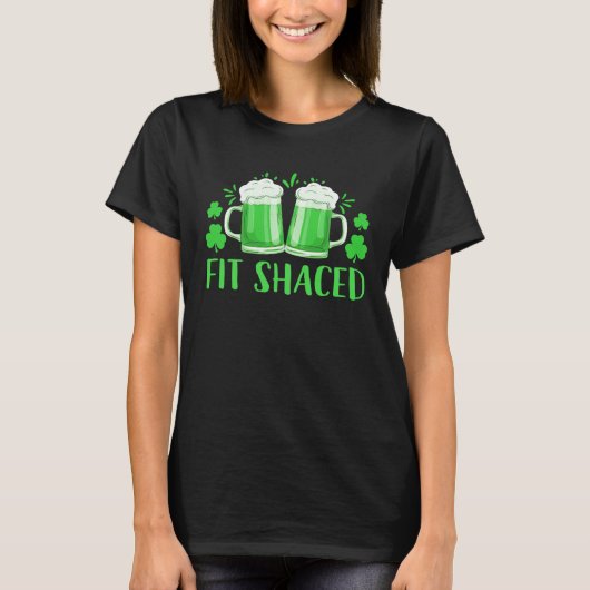 Irish Drinking Team Men St Paddys day Fit Shaced W T-shirt (Voorkant)