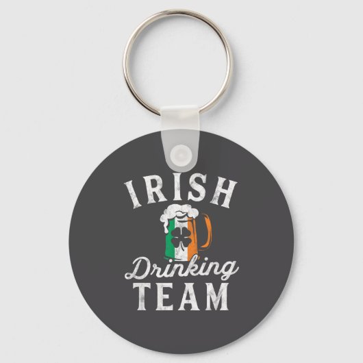 Irish Drinking Team Shirt St Patrick's Day Group S Sleutelhanger (Voorkant)