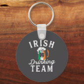Irish Drinking Team Shirt St Patrick's Day Group S Sleutelhanger (Voorkant)