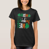 Irish Drinking Team St Patricks Day Beer Drinking T-shirt (Voorkant)