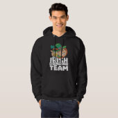 Irish Drinking Team St Patricks Day Ireland Leprec Hoodie (Voorkant volledig)