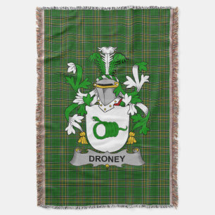 Irish Droney of O_Droney wapenschild voor het gezi Deken