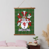 Irish Dwyer or O_Dwyer Coat of Arms Family Crest Hangend Wandkleed (Slaapkamer)