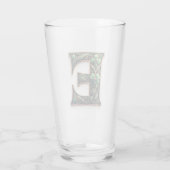 Irish E Monogram pint glass Glas (Achterkant)