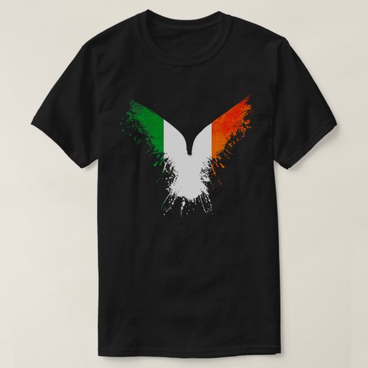Irish Eagle Flag T-shirt (Design voorkant)