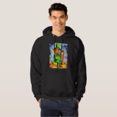 Irish Elf With Fiddle and Harp Hoodie (Voorkant volledig)