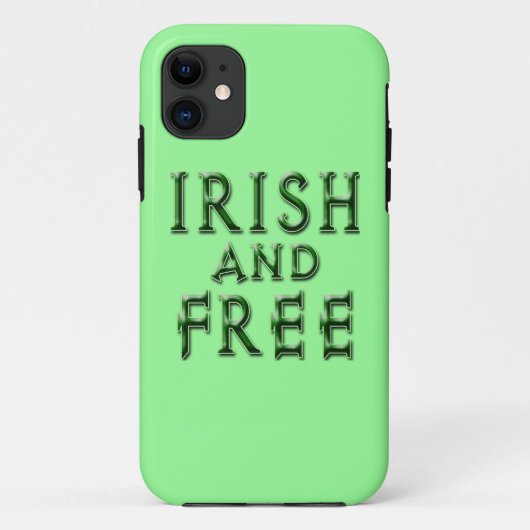 IRISH en VRIJ voor St. Patrick's Day Case-Mate iPhone Case (Achterkant)