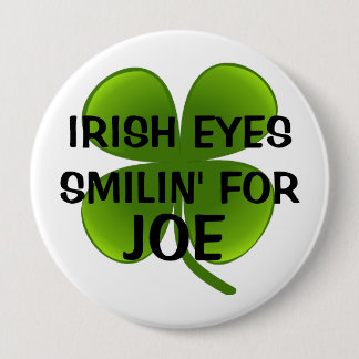 IRISH EYES SMILIN' VOOR JOE RONDE BUTTON 4,0 CM