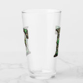 Irish F Monogram Pint Glass Glas (Rechts)