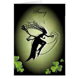 Irish Faery Silhouette
