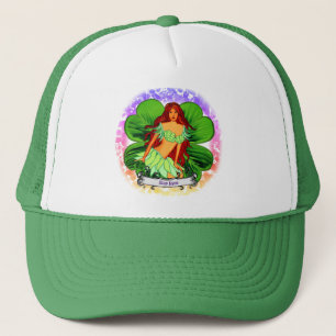 Irish Fairy aangepaste naam Trucker Pet