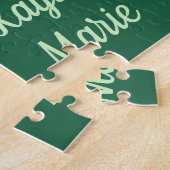 Irish Fairy Girl Cute Custom Green Legpuzzel (Zijkant)