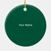 Irish Fairy round ornament (Achterkant)