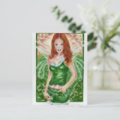 Irish Fairy Shamrock Briefkaart (Staand voorkant)