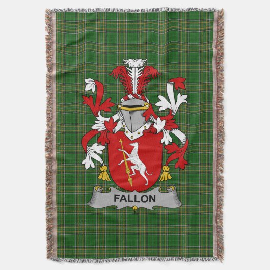 Irish Fallon of O_Fallon wapenschild voor het gezi Deken (Voorkant Verticaal)