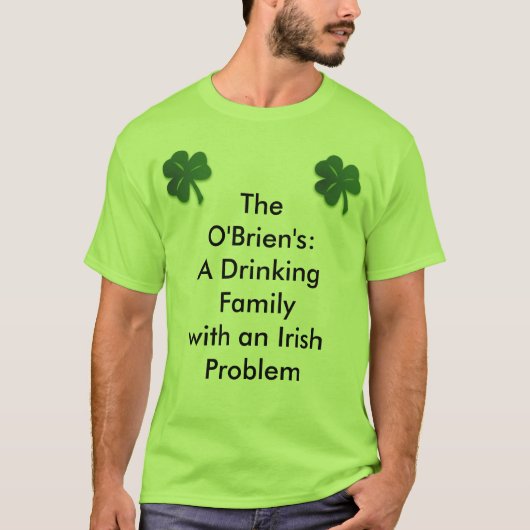 Irish Family Pride!!!!!  Geweldig voor St. Patty's T-shirt (Voorkant)
