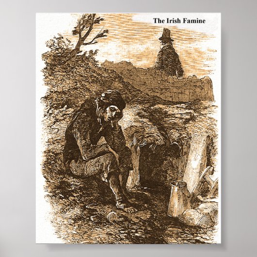 Irish Famine picture collection for poster (Voorkant)