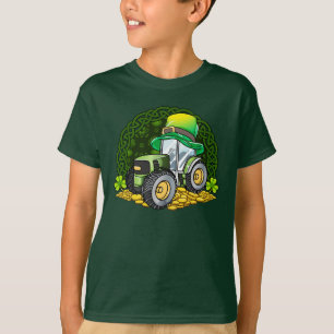 Irish Farmer Tractor St Patricks Day Ireland Boerd T-shirt