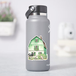 Irish Farmhouse | Groene Barn-Sticker Sticker